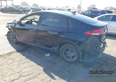 2019 Hyundai Ioniq Hybrid Blue из США, поврежденный, VIN KMHC65LC7KU179966